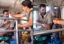 Sister Stops RTC Bus on Rajiv Rahadari to Tie Rakhi to Brother on Duty