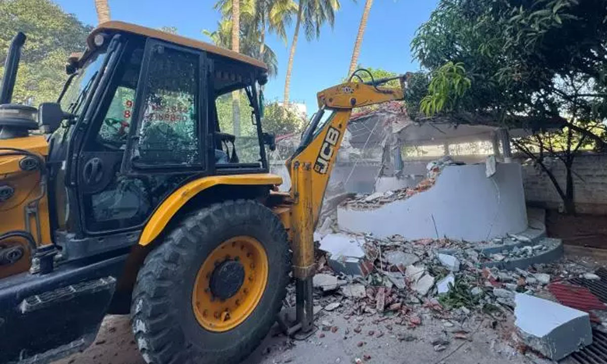 Telangana Government Carries Out Demolitions in Gajularamaram, Industrial Sheds and Shops Razed