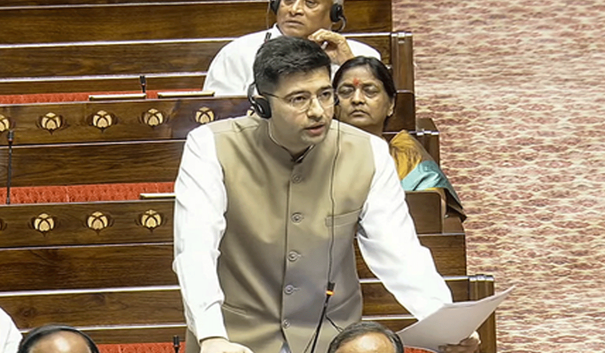 Raghav Chadha flags ‘cut money’ nexus between doctors and diagnostic centres in Raj Sabha