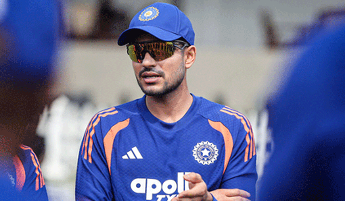 Finger injury keeps Gill out of Day 1 in warm-up match against SLC XI