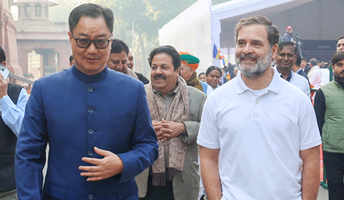 'Visible change of heart in Rahul Gandhi about women': Rijiju calls on Cong to back quota Bill