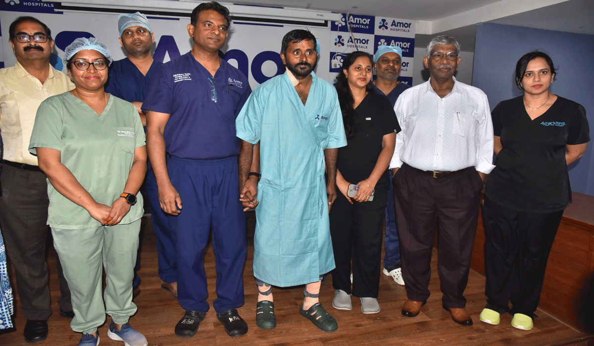 Amor Hospitals doctors reverse three years of 'Immobility' in rare orthopaedic surgical breakthrough