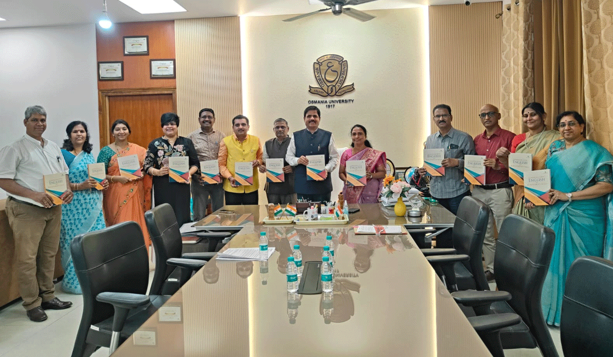 Vice-Chancellor Prof. Kumar Molugaram Releases Communicative English and Employability Skills
