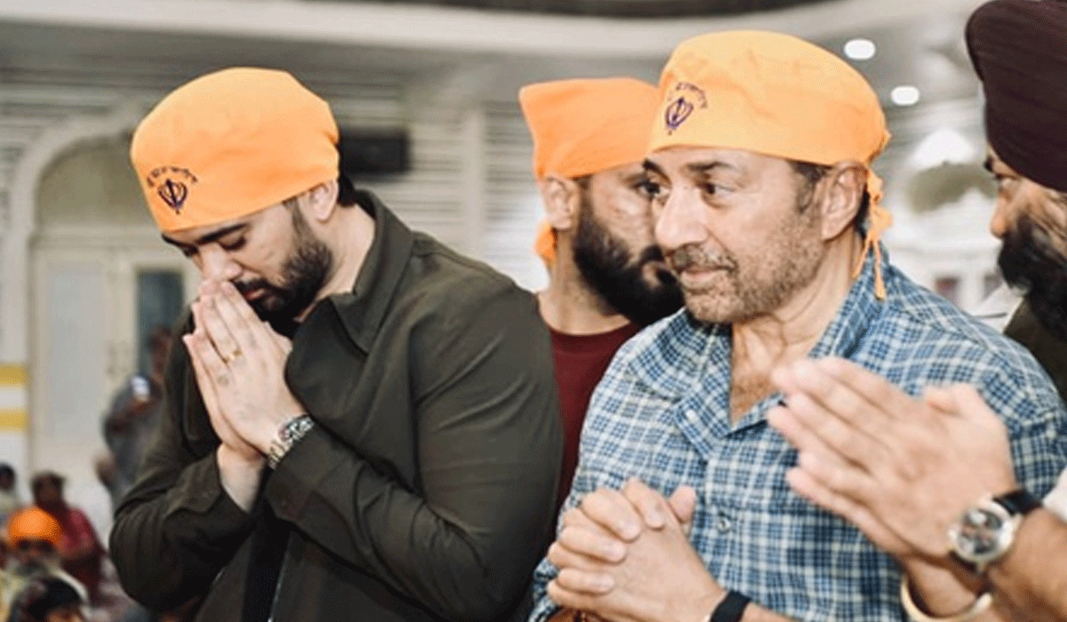 Sunny Deol 'truly blessed' after visiting Takhat Sri Harimandir Ji Patna Sahib with son Karan