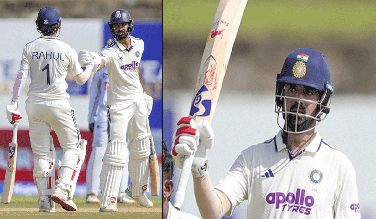 1st Test: Padikkal and Rahul hit unbeaten fifties as India dominate SL, reach 197/1 at tea