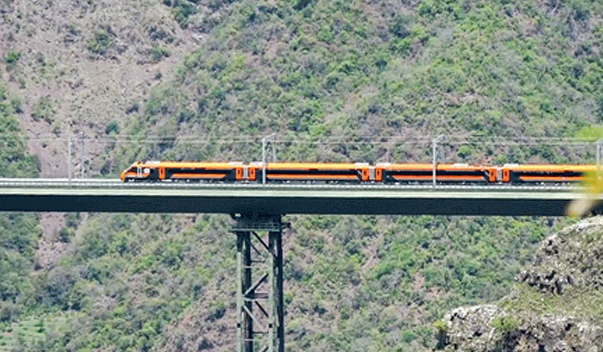 In a first, Vande Bharat train operates at 100 kmph on world’s highest railway bridge