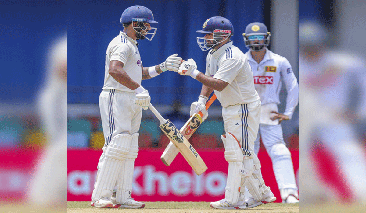 2nd Test: Pant, Jurel smash rollicking fifties, propel India to 419/6 against Sri Lanka