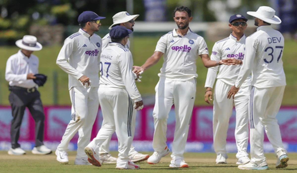 2nd Test: Prasidh strikes twice as SL reach 130/4 at Lunch in Colombo
