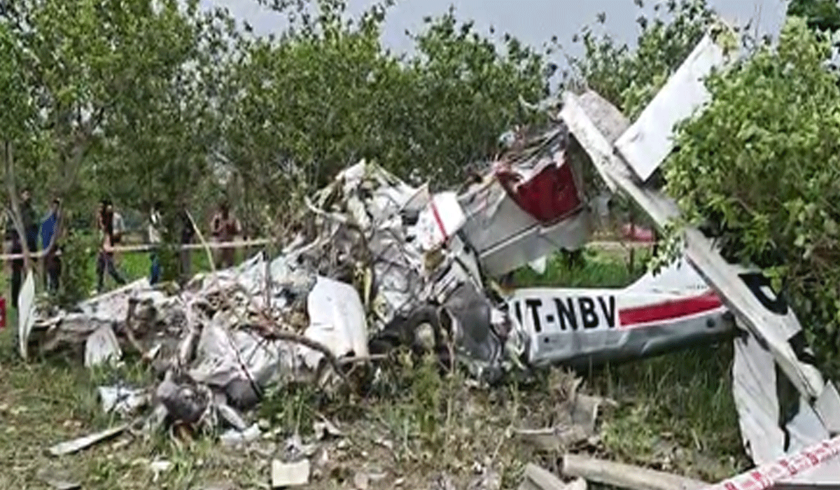 Kanpur: Two pilots killed as training aircraft crashes in field in UP