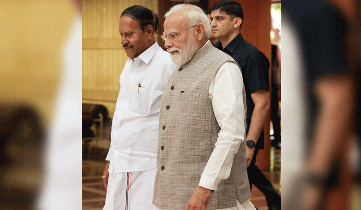 PM Modi hosts breakfast meeting with 37 BJP MPs at his residence