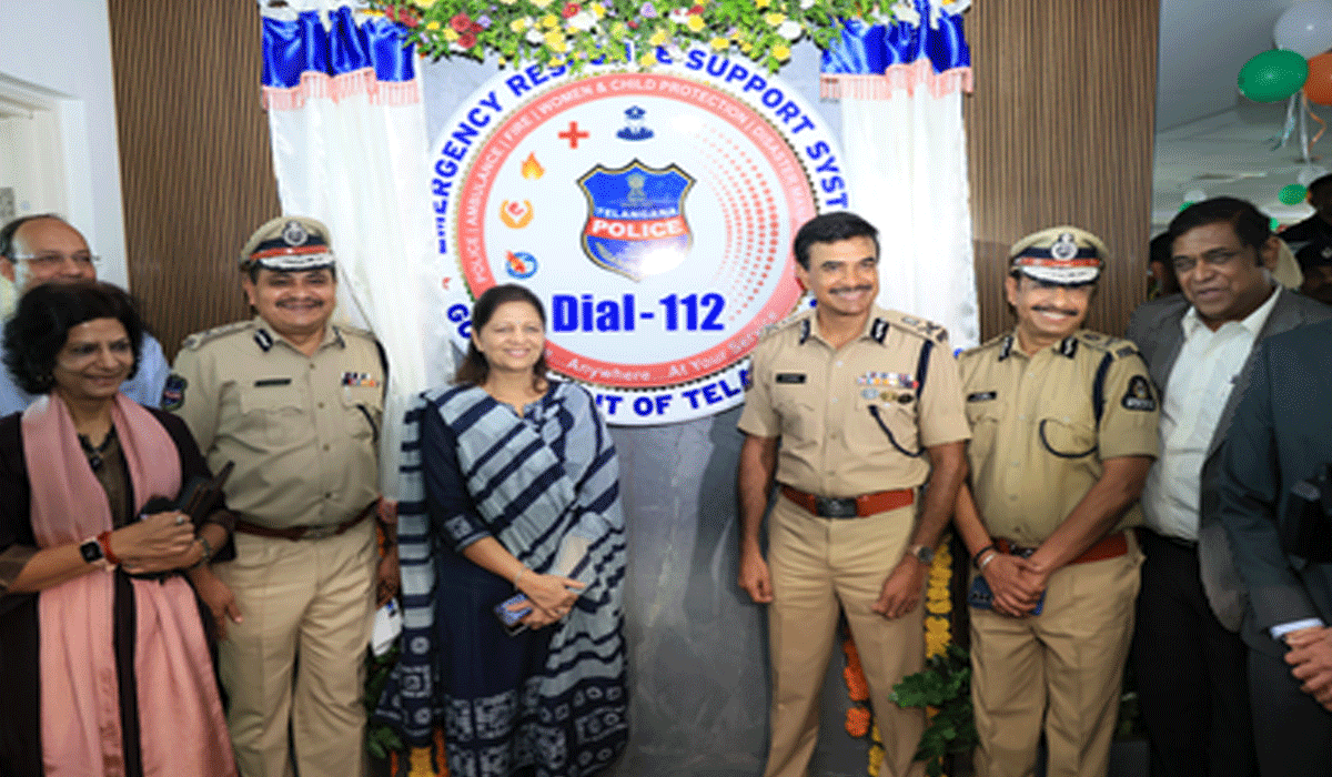Telangana Police launches AI-enabled emergency response support system