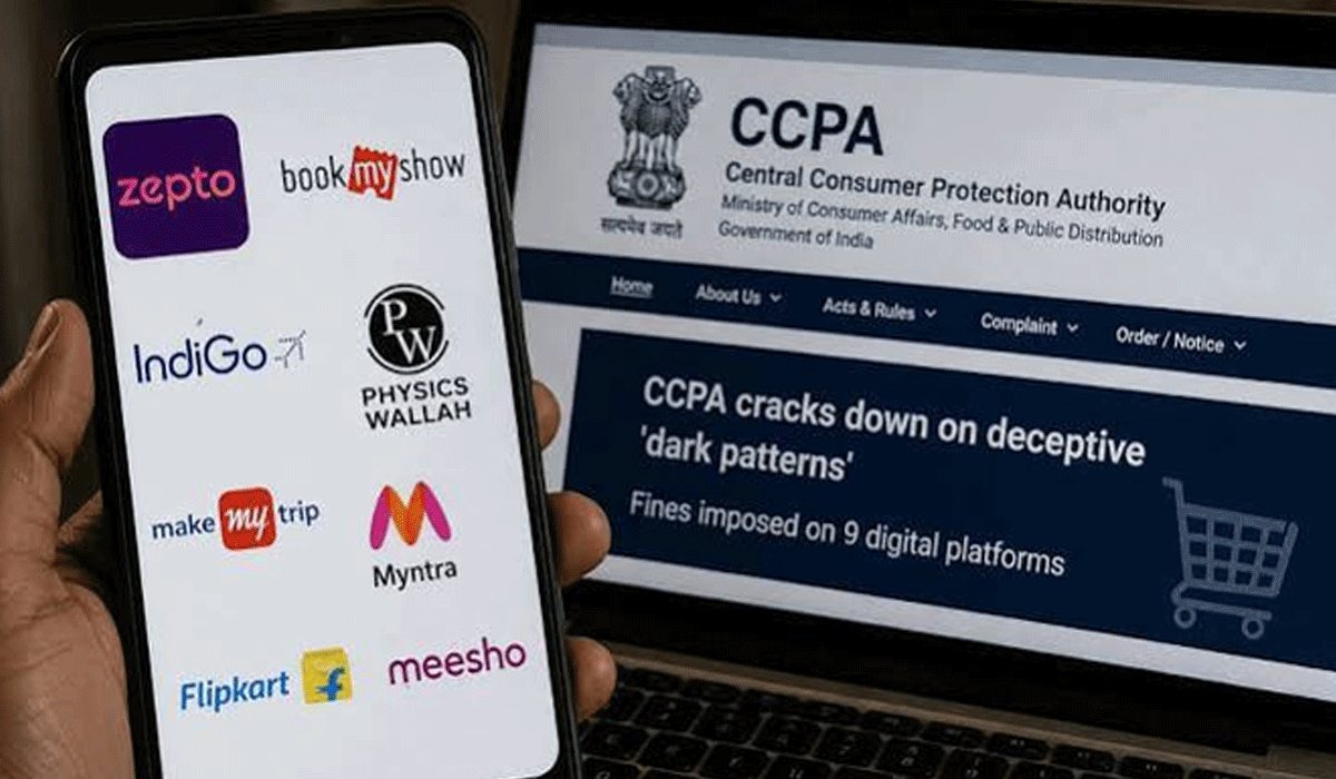 CCPA cracks down on dark patterns; IndiGo, Zepto, FirstCry, Physics Wallah among 9 platforms penalised