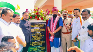 Protocol Row in Suryapet as Local MLA’s Name Missing from Salute Base Plaque