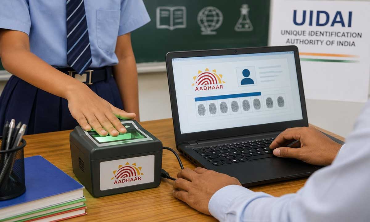 UIDAI completes over 2 crore biometric updates for schoolchildren under Aadhaar drive