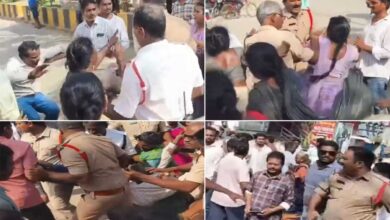 CI Shivashankar’s Alleged Attack on Protester Goes Viral