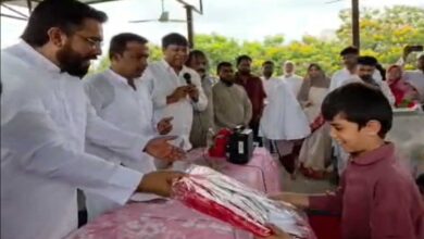 MLA Majid Hussain Distributes Free Bags to Students