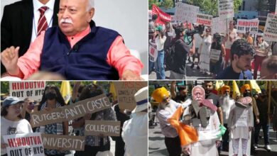 Demonstrators Protest “Universal Oneness” Event in New York