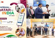 Qatar-India remittance service using UPI launched through Qatar Post outlets