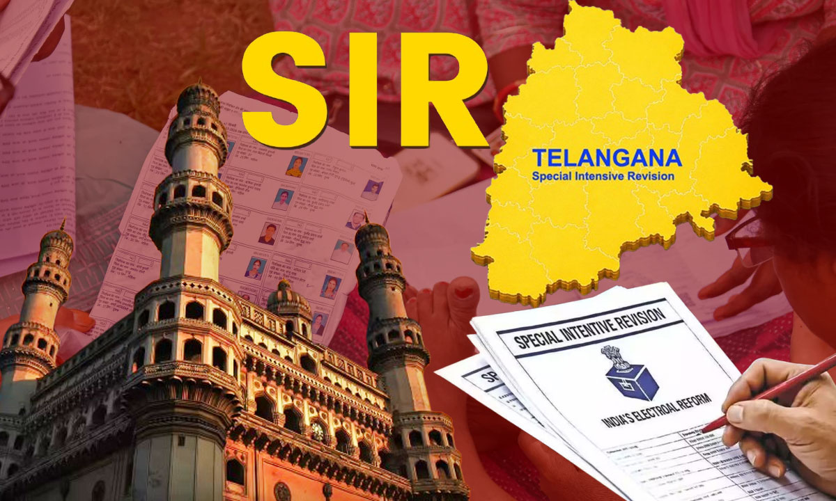Telangana SIR Update: 78.14% Enumeration Forms Digitised; Hyderabad at 58.58%