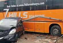 Travels Bus Crashes Into Hotel in Shamshabad, One Killed and Over 50 Injured