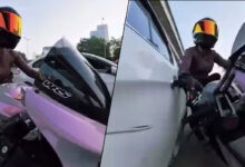 Hooligans Chase Female Biker and Ram Her with Car in Gurugram