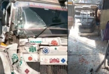 20 Injured as Tipper Lorry Collides with RTC Bus Near Kuntloor in Hayathnagar