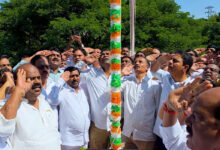 KTR Hoists National Flag at Telangana Bhavan on National Unity Day