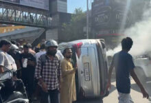 Speeding XUV 700 Overturns Near Lifestyle Building in Hyderabad, Woman Driver Rescued