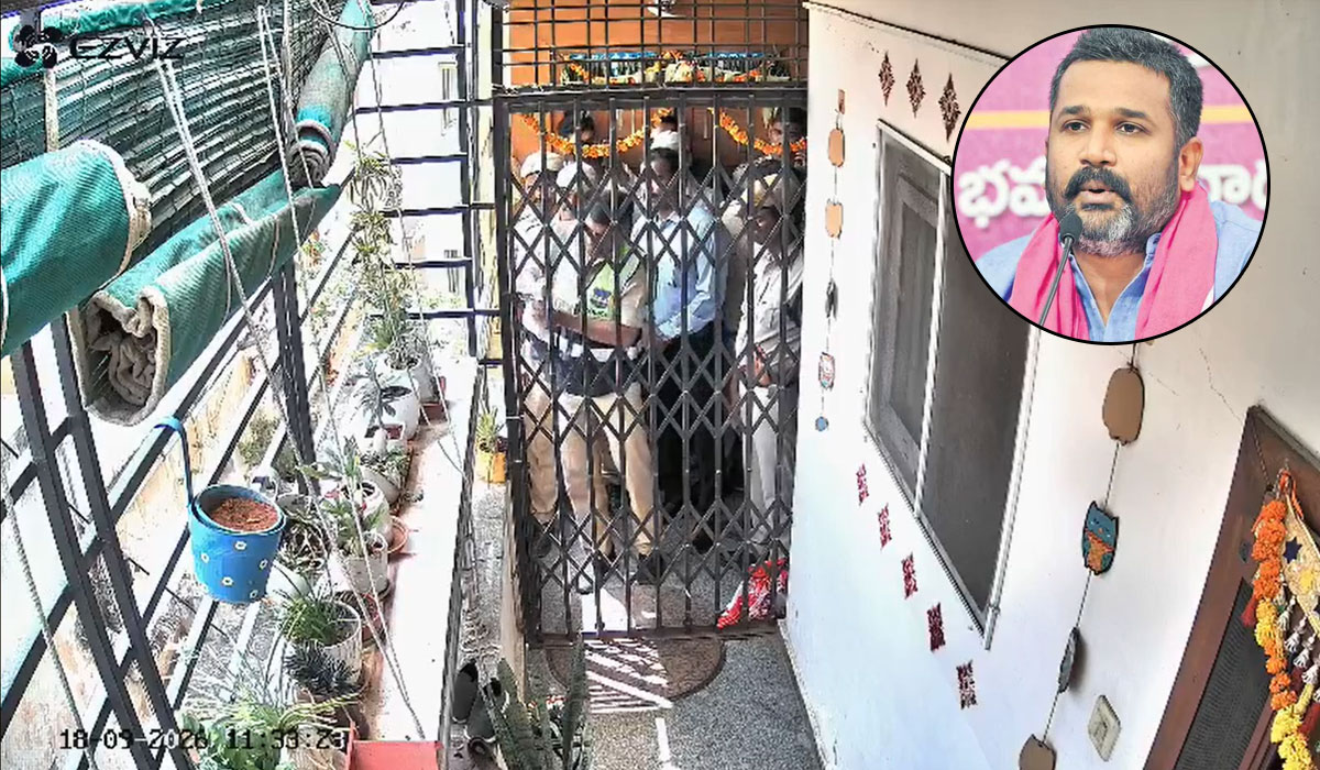 Police Reach BRS Leader Manne Krishank’s Residence at 5 AM, Tension Reported