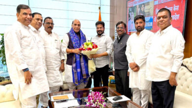 Revanth Reddy Invites Rajnath Singh to Invest Telangana Global Summit 2026, Defence Expo Planned