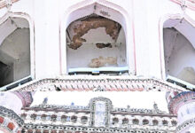 Plaster Falls from Charminar During Renovation, Raising Safety Concerns
