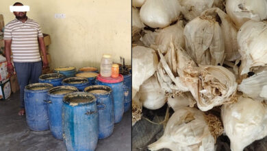 730 Kg of Suspected Adulterated Ginger-Garlic Paste Seized in Hyderabad