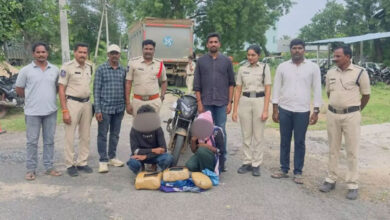 Youth Smuggles Ganja to Buy iPhone for Girlfriend’s Birthday, Couple Arrested in Khammam