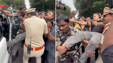 KTR, Other BRS Leaders Arrested Amid Tension at Telangana Assembly Gate