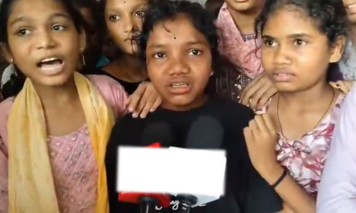 Tribal Girls’ Residential School Students Allege Lack of Water, Basic Facilities in Mulugu