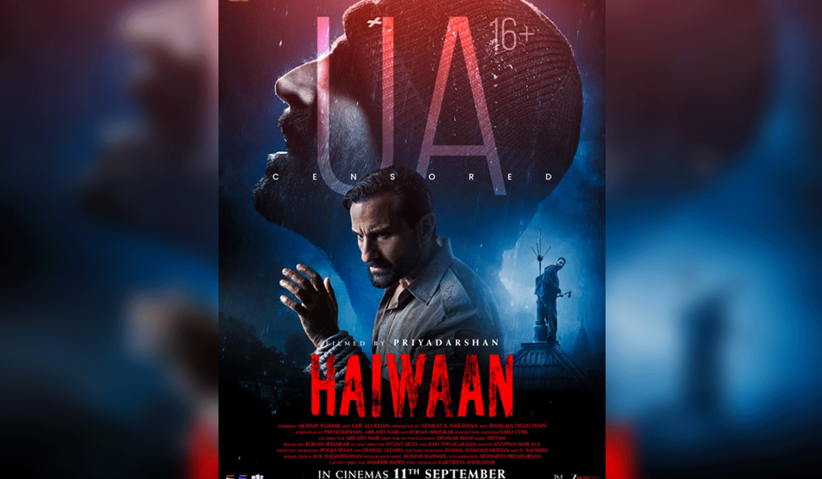 Akshay Kumar & Saif Ali Khan's 'Haiwaan' gets a U/A 16+ certificate