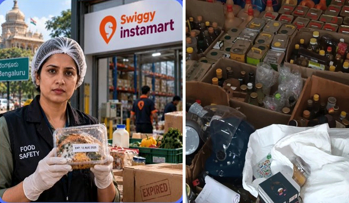 Swiggy Instamart raided in Bengaluru, Health Min Khader urges public to check expiry dates before purchase