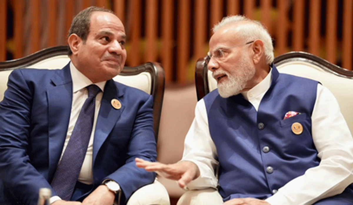 PM Modi, Egyptian President El-Sisi discuss bilateral ties and regional issues