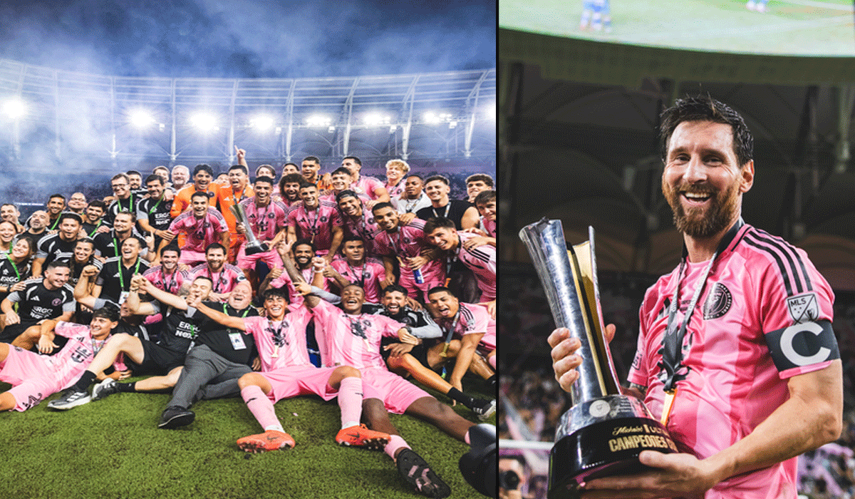 Messi's record-breaking 100th goal guides Inter Miami to Campeones Cup victory