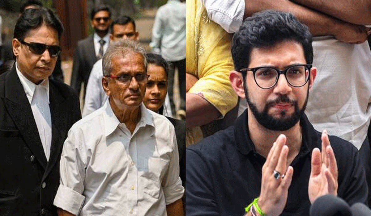 Satish Salian issues Rs 500 crore defamation notice to Aaditya Thackeray outside 'Matoshree'