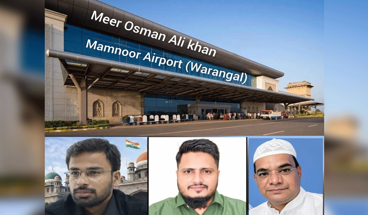 Warangal Citizens Seek Naming of Mamnoor Airport After Mir Osman Ali Khan