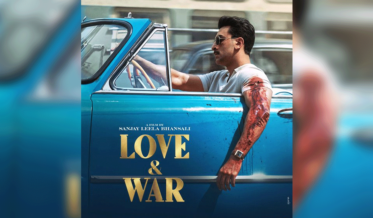 Ranbir Kapoor’s first poster from Alia Bhatt, Vicky Kaushal-starrer & SLB directorial ‘Love & War’ unveiled