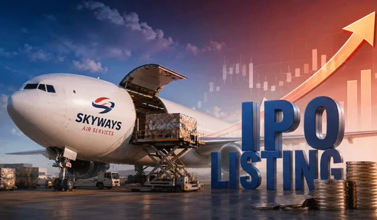 Skyways Air Services shares make weak debut, plunge nearly 14 pc in early trade