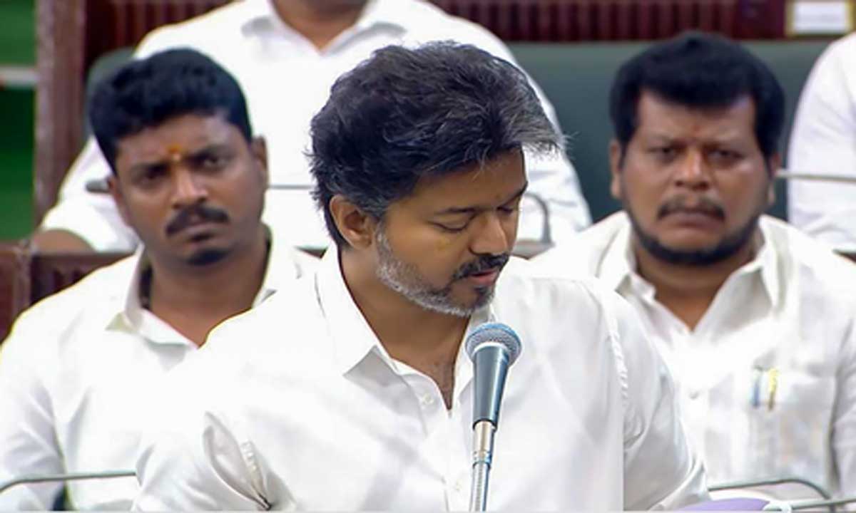 Vijay announces Rs 4,800 crore desalination plant, major urban infrastructure projects