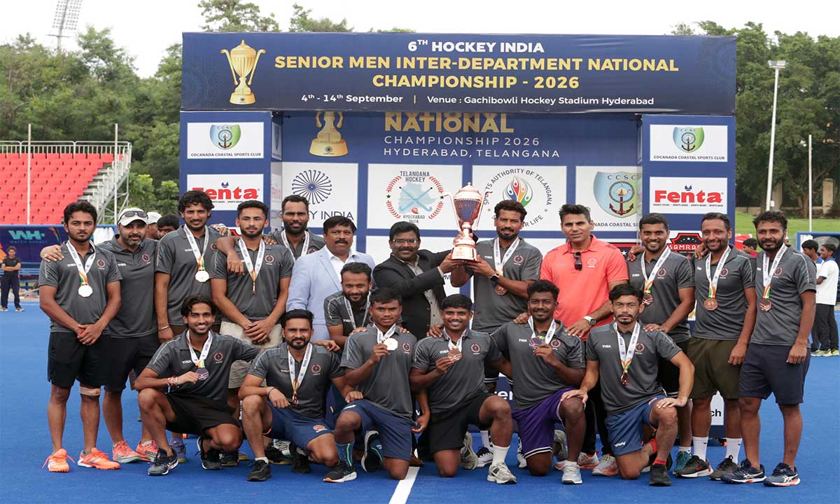 Railway steamroll Police 4-1 to emerge champions in Sr Men Inter-dept National Hockey