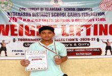 Three Hyderabad Students Shine at 70th H.D.S.G.F. Inter-School District-Level Competition