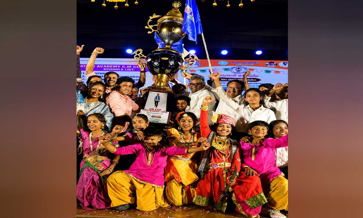 Sri Triveni High School Clinches CM Cup 2026 Title champapet