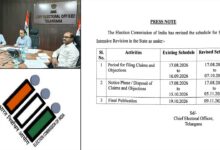 Election Commission extends SIR in Telangana
