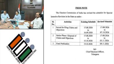 Election Commission extends SIR in Telangana